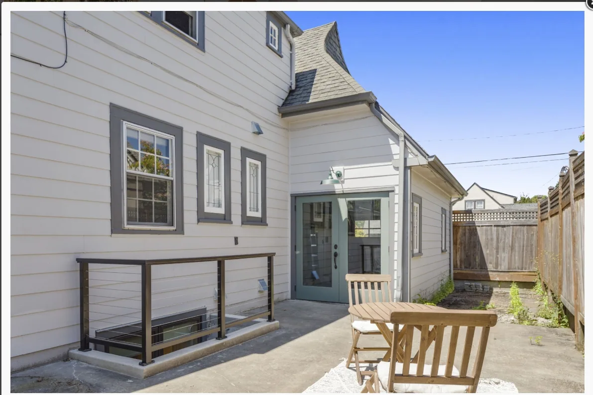 Exterior woodwork, rails and siding finished by G & F Painting